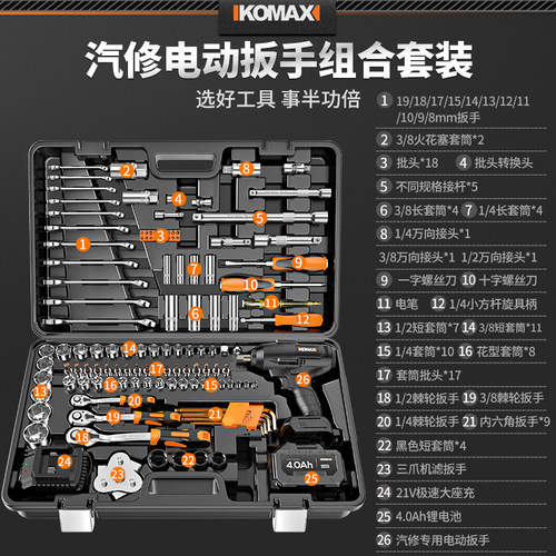 好货无刷电动扳手大扭力电扳手风炮大功率冲击板手架子工木工汽修