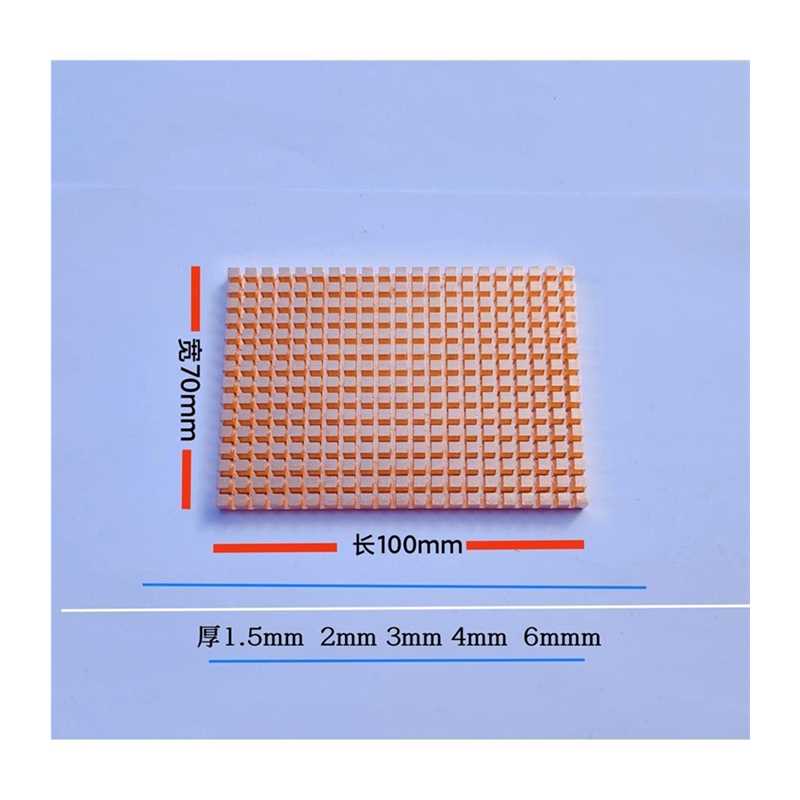100-70纯铜散热片电脑电子元件散热片