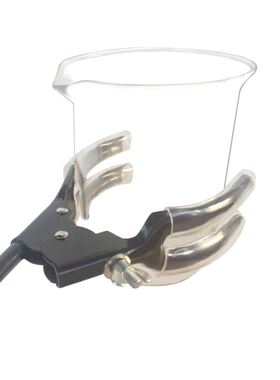 极速。长36cm 加长 特s大号 黑色 四爪 冷凝管夹 烧瓶夹 烧杯夹