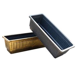 极速马槽水槽鱼缸塑料长r方形花盆阳台楼顶睡莲荷花盆古法养鱼池