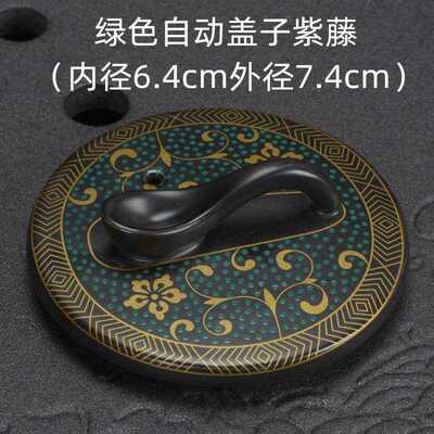 新品半全自动茶具石磨泡茶壶x盖子陶瓷三才盖碗单盖茶具配件泡茶