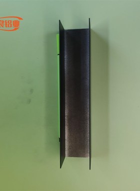 极速黑色U型铝h槽42421内宽40mm铝合金槽铝 导轨铝槽铝条 工