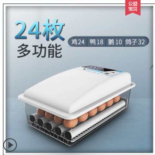 新品爆品厂枚孵化器孵化h机孵蛋器家用型全自动小T型迷你水床孵化