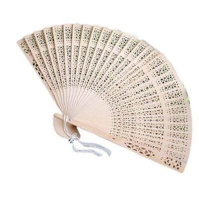 新品Boutique Classic Elegant Fragrant wood HanQd Fan Wooden