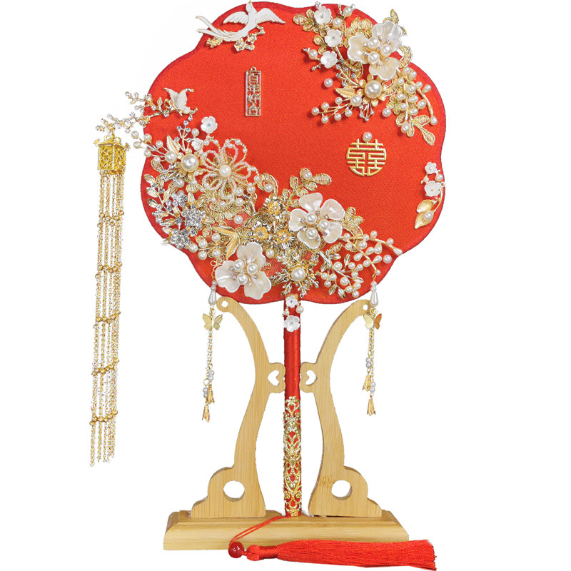 极速中式古典纯手工制作喜扇新娘秀禾服婚礼团扇结婚W出嫁扇diy材,鲜花速递/花卉仿真/绿植园艺,新娘手捧花,淘宝优惠券,粉丝福利购,淘宝优惠卷