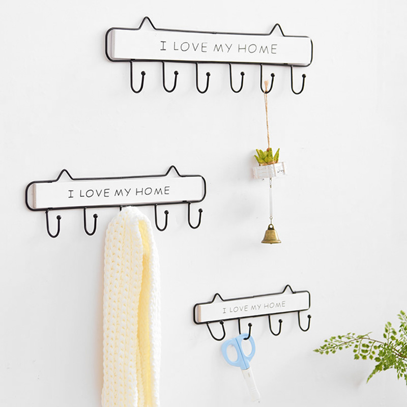 极速inas装饰挂钩免打孔创意壁挂玄关墙上挂衣架衣帽钩进门挂钥匙