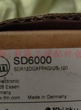 新品易福门 ifmo sd6000 空气流量计 全新10