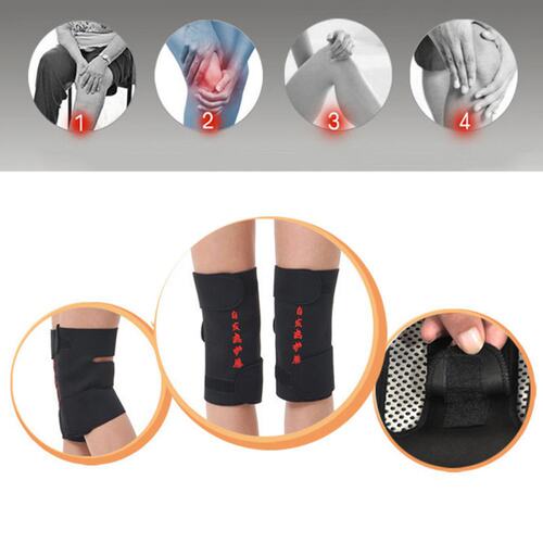 新品.1 Pair Self Heating Knee Pads Magnetic TherapyV Kneepad