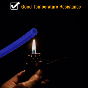 极速1/5/10M Food Groade Blue Silicone Rubber Hose ID 0.5 1 2