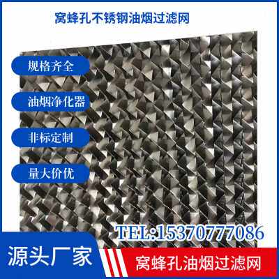 极速新不锈钢蜂h窝过滤器 蜂窝过滤网酒店烧烤车油烟过滤网品