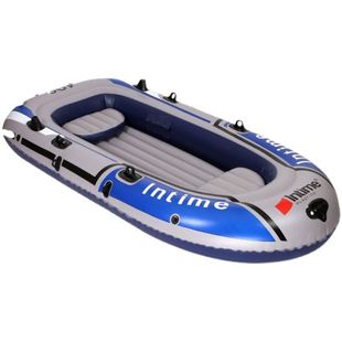 极速像皮挺船加厚海上橡皮艇w像皮挺船充气小船船单人皮划艇6人3
