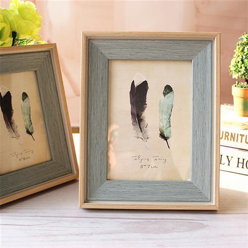 极速美式照片相架像框6寸7寸8寸10寸A4装饰摆饰创V意画框挂墙相框