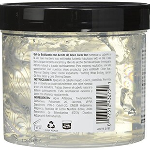 极速Ampro Clear Ice Coconut Oil Styling Gel  32 .Ounce