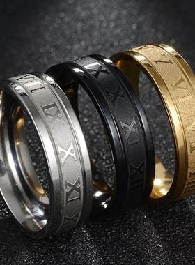 极速2022 Vintage Rooman Numerals Rings Ring For Men Jewelry