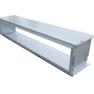 极速厂促c通风机盘管回风箱下出风弯头90度改风向镀锌板风道射流