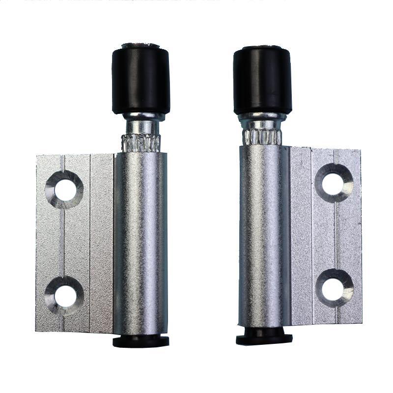 极速无下轨小折叠门配件脱卸合页B上轨道滚轮配件铝合金门窗五金