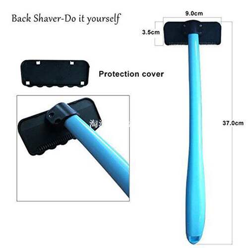新品bacck Shaver for Men Back Hair Plastic Lon Shavin Handle