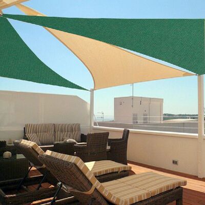 极速Dark Green Outdoor Awning zHDPE Shade Parasol Sail Garde