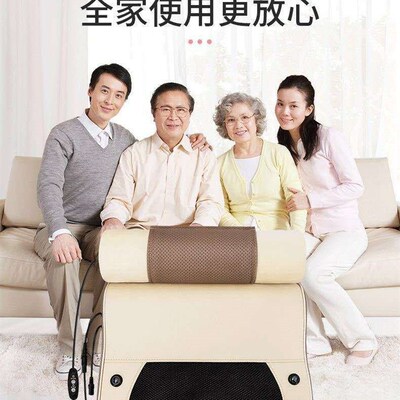 极速2 In 1 Massage Pillow Hot Compress LumbNar Massage Instr