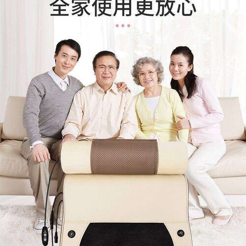 极速2 In 1 Massage Pillow Hot Compress LumbNar Massage Instr