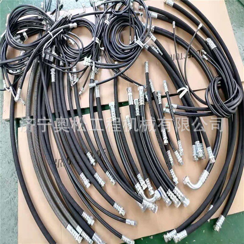 极速挖掘机全车g液压油管PC200PC300挖掘机高低压软管手柄先导管