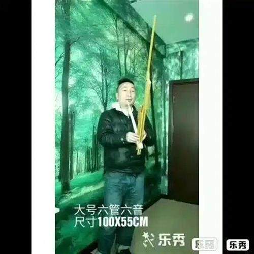 贵州苗族乐器芦笙手工竹制舞台演出大号六管六音芦笙拍下送曲谱