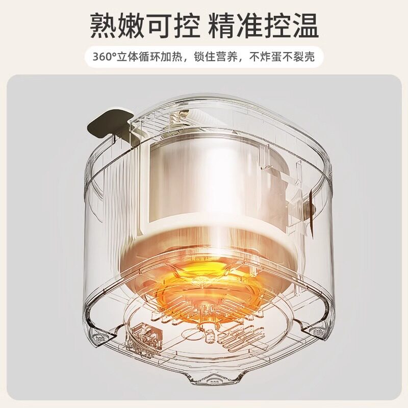 极速煮蛋器家用小型蒸蛋器全自动煮蛋神器预约多功能溏心蛋煮蛋机