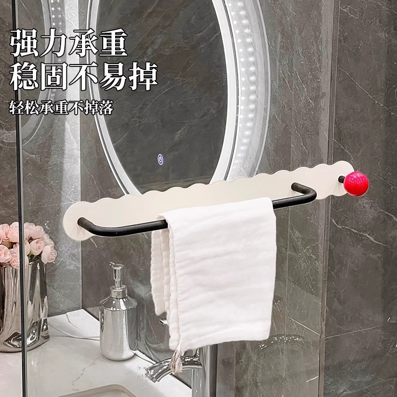 好货毛巾挂钩免打孔强力承重创意可爱门后挂衣架浴室浴巾多功能置