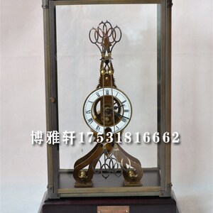 好货剪刀锺机械发条上弦创意工艺座钟趣味家居壁炉办公室摆钟