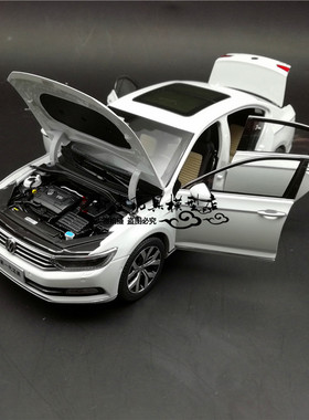 L1:18 原厂 2017款 新 迈腾B8L车模  汽车模型 合金车