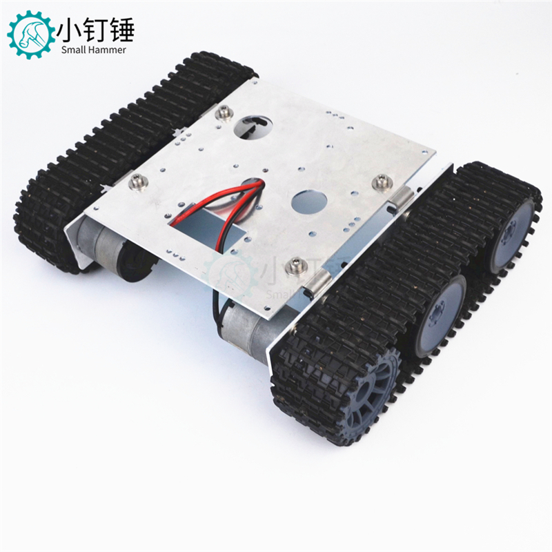 铝合金坦克机器人底盘 DC9-12V 履带车底盘for  arduino 拼装套件