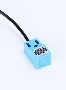 绿色方形接近开关SN04-N P三线NPN常开常闭5V-24V金属感应感测器D