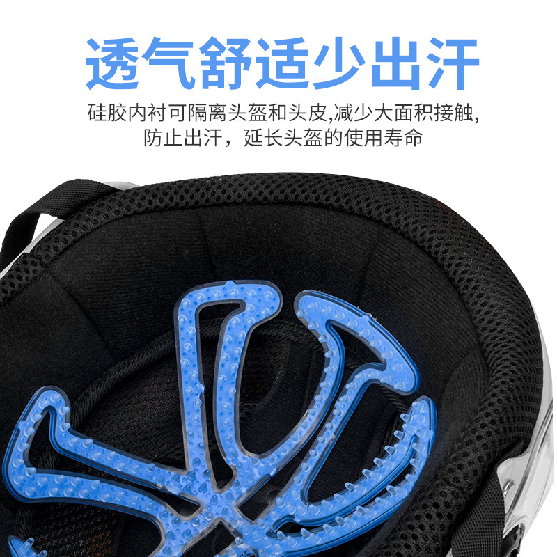 好货新骑行头盔内衬垫不压头发的矽胶垫防压发型神器保护防头发乱