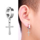 Punk Clip Steel Stainless 1Pc Ear color Painless Earri