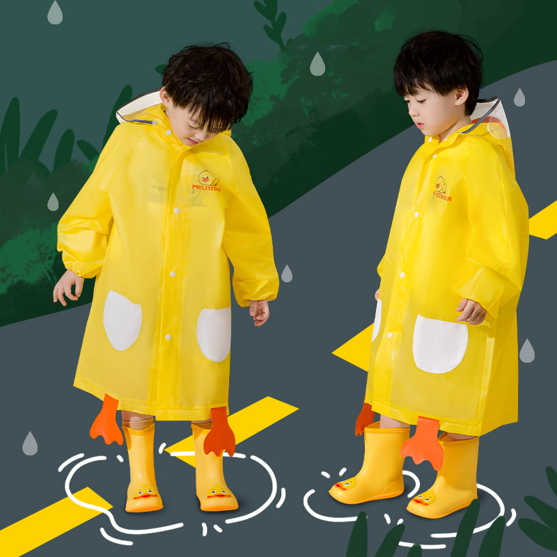 好货儿童雨衣男童孩套装幼儿全身斗篷小童雨鞋轻便宝宝雨披2022新