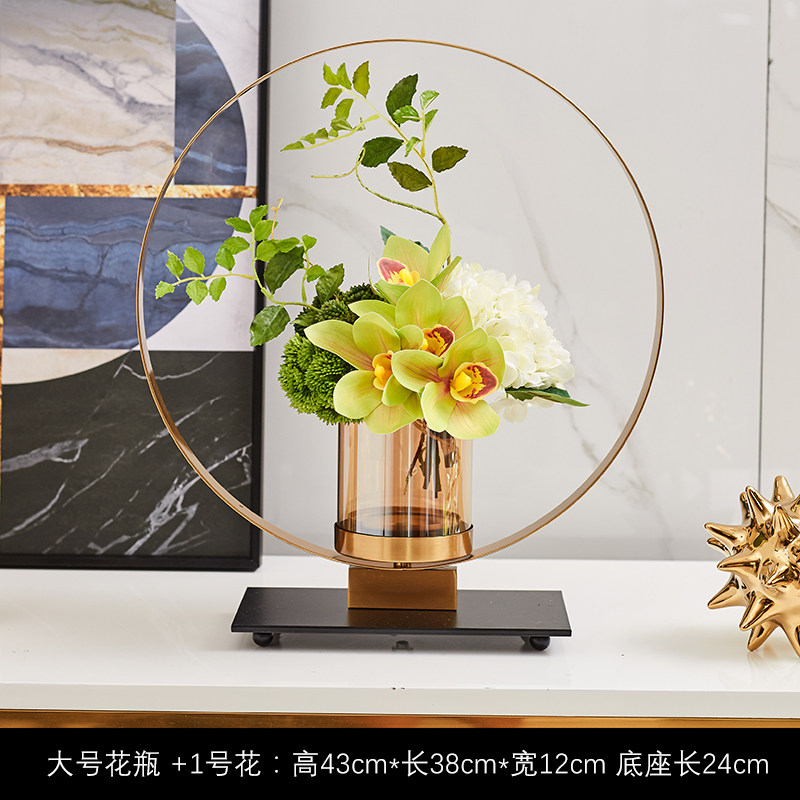 好货现代北欧轻奢花瓶摆件客厅插花餐桌玄关茶几电视简约家居装饰