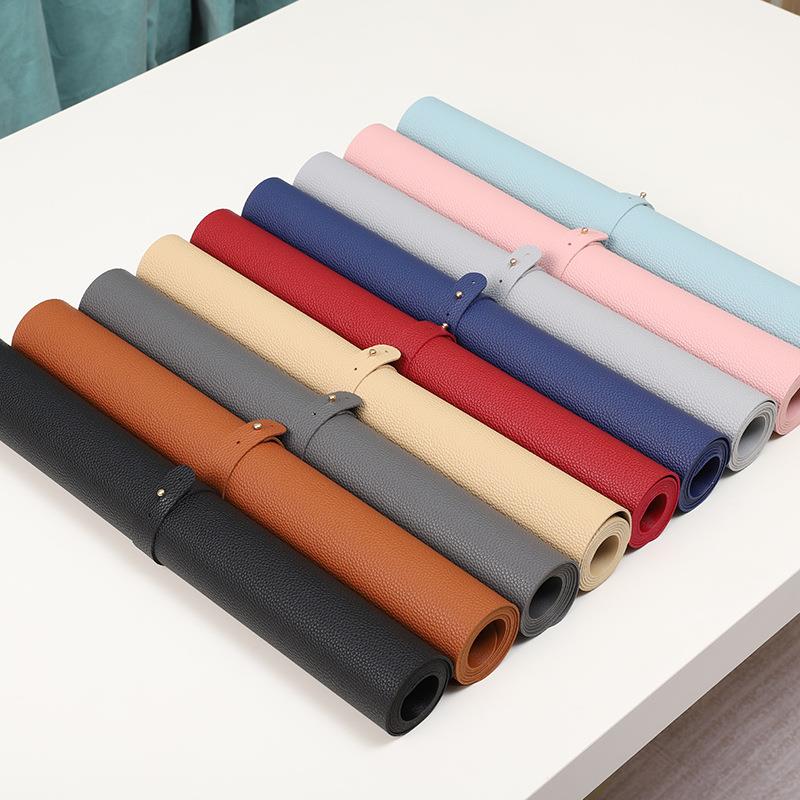 现货 皮革桌垫PU垫办公桌学习桌垫PVC大号双面荔枝鼠标垫