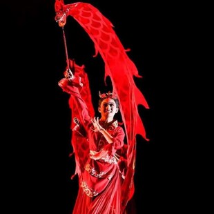 六一云波里锦鲤鱼跃龙门儿童春晚舞蹈女演出服鱼儿欢歌鲫鲫鱼道具