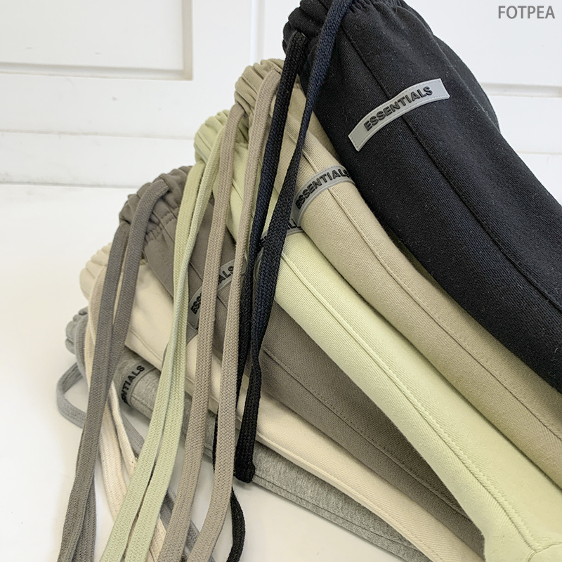 FW21 New Mens Essentials Summer Shorts Reflective Letter St