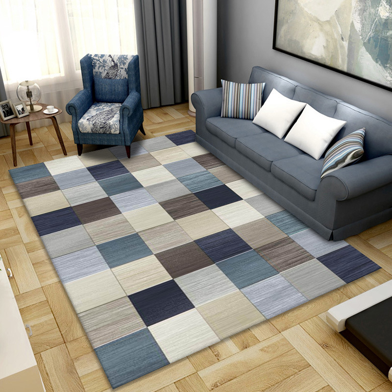 Geometric printing carpet living room floor mat blanket