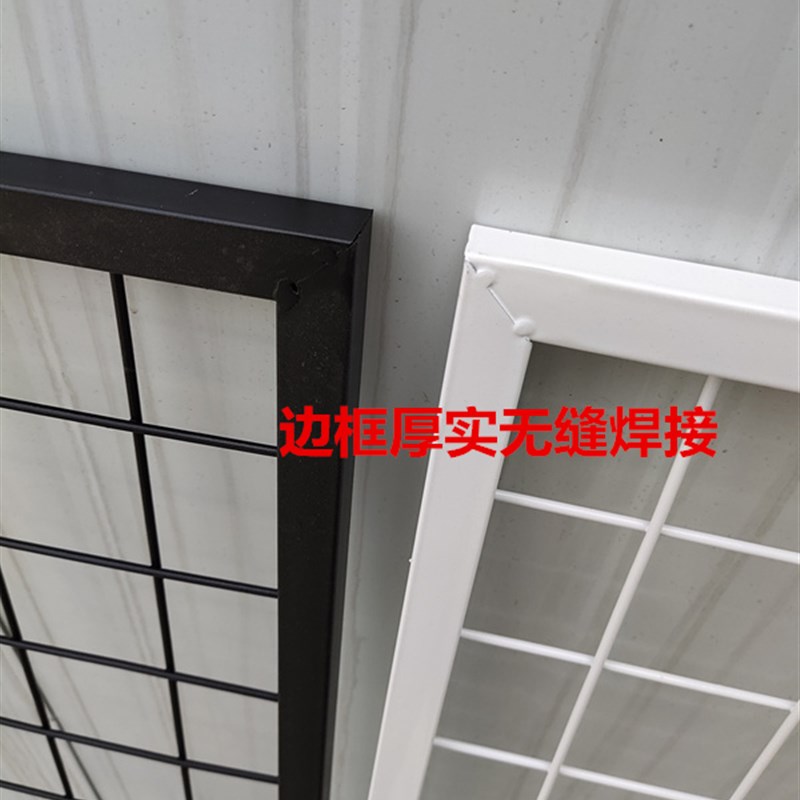 铁艺丝网格照片墙面装饰隔断悬挂网片货架置物架收纳幼儿园展示架