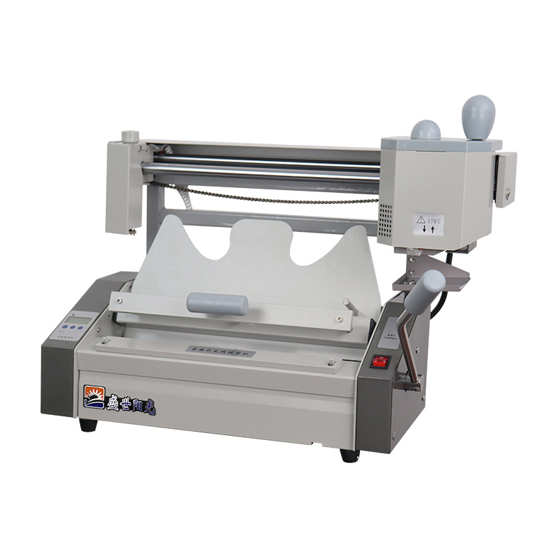 厂促桌面型胶装机无线热熔机压痕机切纸手动台式机标书装订机胶品