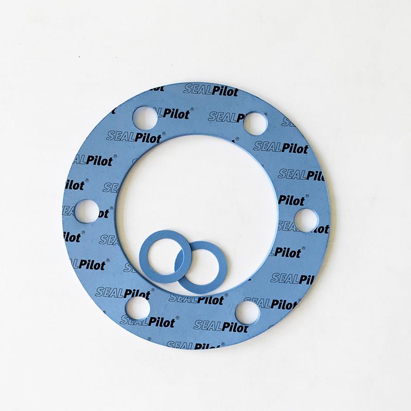 玻璃微珠蓝色四氟板填充聚四氟乙烯改性四氟密封垫片法兰垫