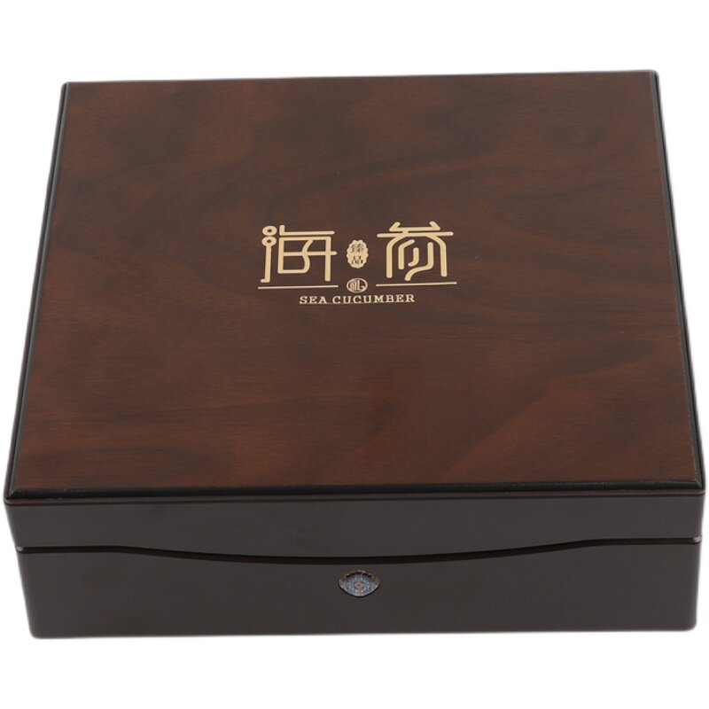好货新款沉香海参包装盒500克装辽刺参淡干海参礼盒礼品盒木盒空