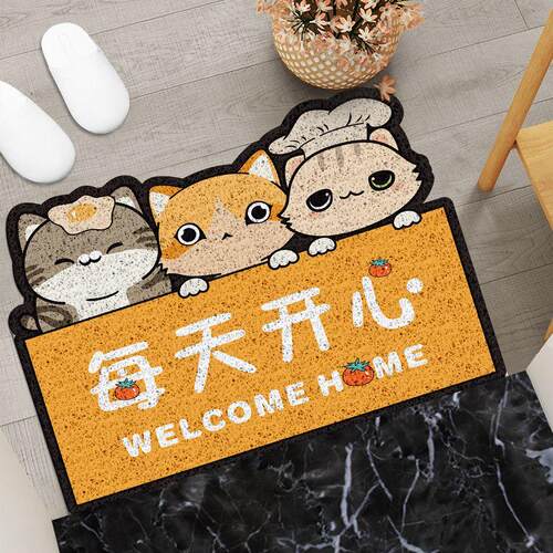 好货~ 0 入 入 carpet entry floor mat can cut home doolr cust