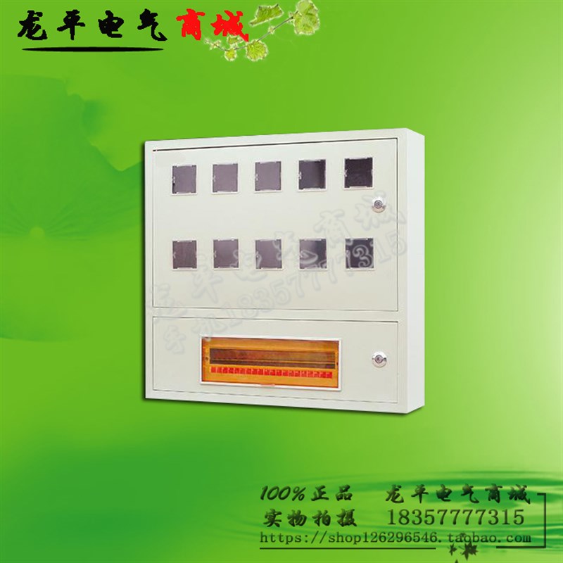 好货PZ40-10户单相铁电表箱强电箱配电箱带锁组合电表箱火表箱明