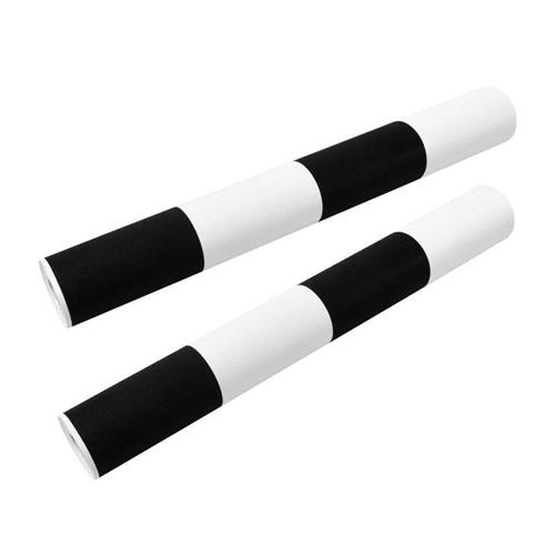 黑白竖条纹自粘壁纸家用自贴卧室客厅墙贴纸大学生宿舍寝室壁纸