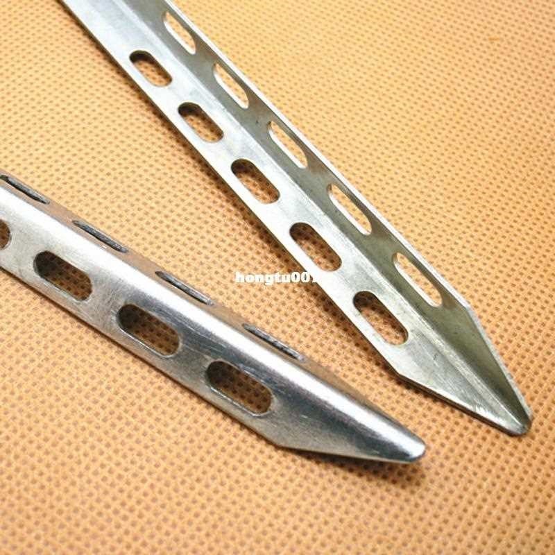 4PCS/LOT Titanium Tent Peg V Shape Titanium Spike Windproof