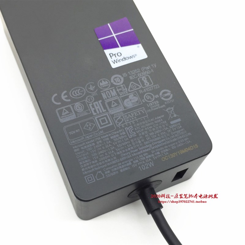surface微软book2 1798 1832电源配接器15V6.33A 102W独立显示卡