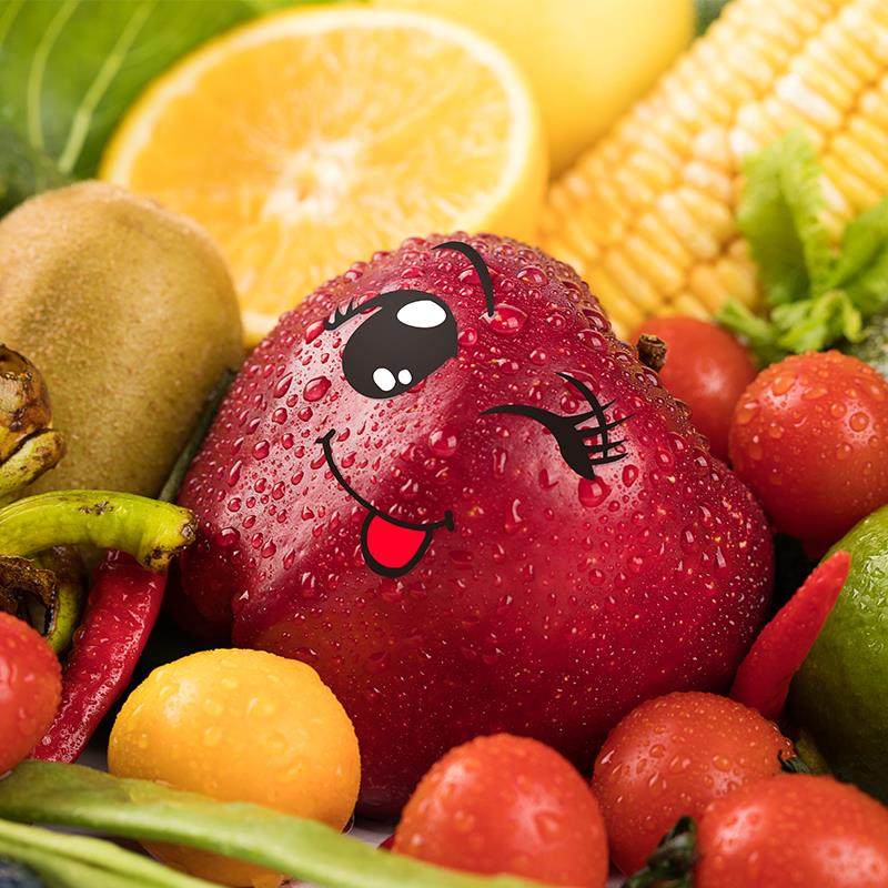 水果笑脸贴纸防水搞笑搞怪微笑西瓜笑脸贴表情贴不乾胶标签贴纸,文具电教/文化用品/商务用品,贴纸/立体贴纸,淘宝优惠券,粉丝福利购,淘宝优惠卷